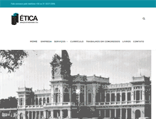 Tablet Screenshot of eticaengenharia.com.br